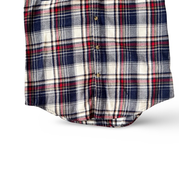 Women's TNA Boyfriend Fit Hooded Blue and Red Plaid XXS - Picture 12 of 16